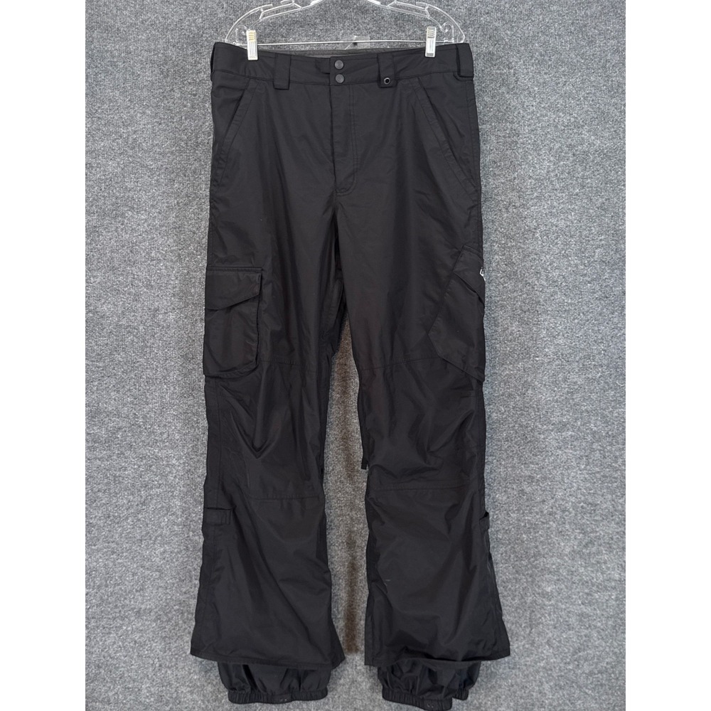 Burton Ski Pants Mens Medium Tall Black Dryride Snowboard Cargo Outdoors
